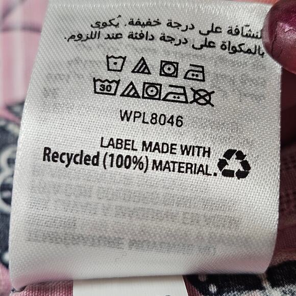 INC International Concepts XXL Pink Black Long Sleeve Floral Butterfly Shirt - Picture 7 of 8